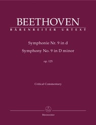 Symphony No. 9 in D Minor, Op. 125 Study Scores sheet music cover